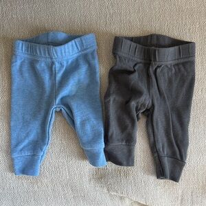 Cozy Kids Joggers in Blue and Charcoal